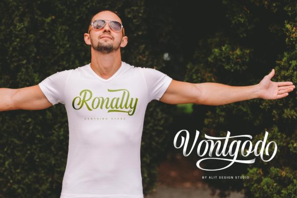 Vontgod Font Poster 10