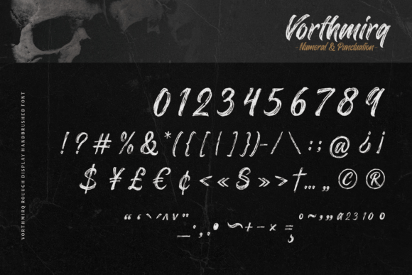 Vorthmirq Font Poster 9