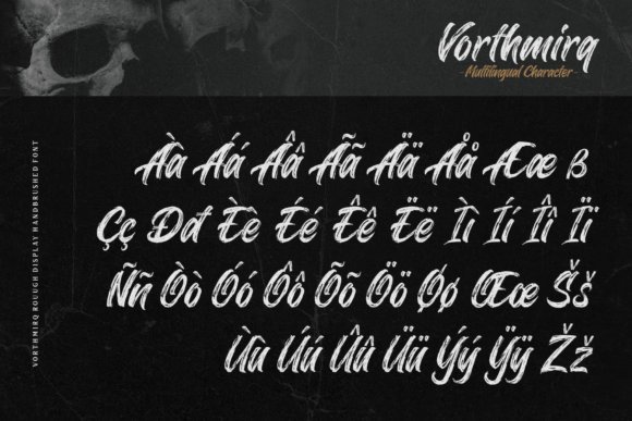Vorthmirq Font Poster 10