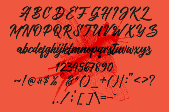 Vriegbe Font Poster 9
