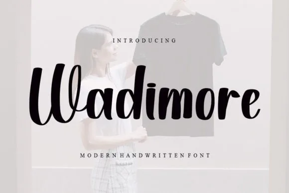 Wadimore Font Wadimore Font Poster 1
