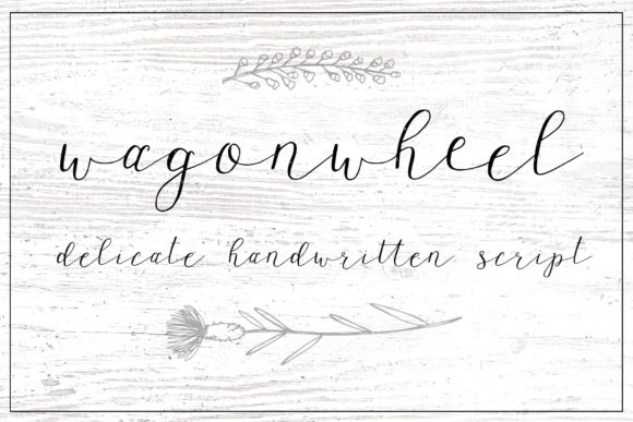 Wagonwheel Font Poster 1