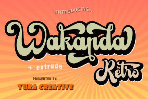 Wakanda Font Poster 1