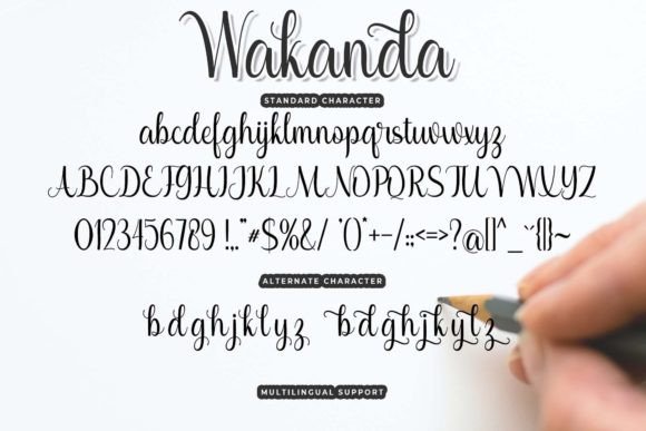 Wakanda Font Poster 7