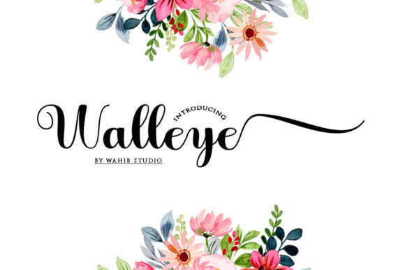 Waleye Font Poster 1
