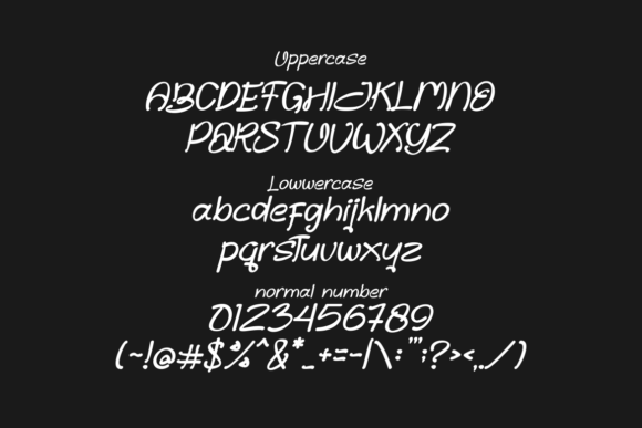 Walk You Font Poster 2