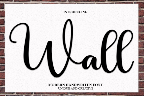 Wall Font Poster 1