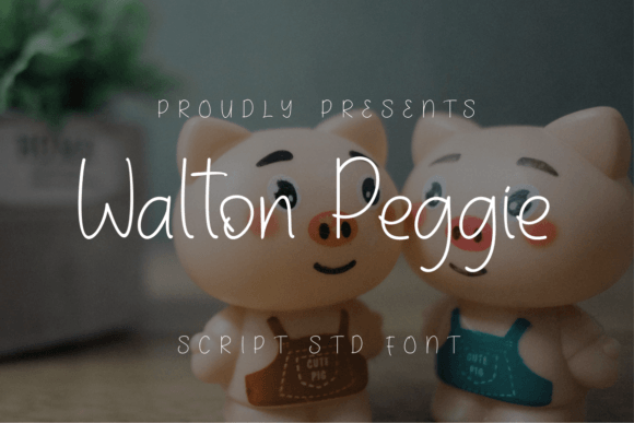 Walton Peggie Font Poster 1