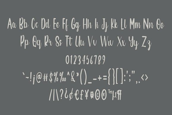 Wanita Font Poster 5