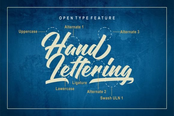 Washline Font Poster 2