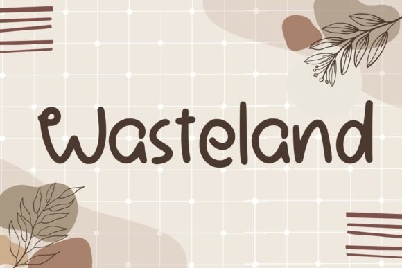 Wasteland Font Poster 1