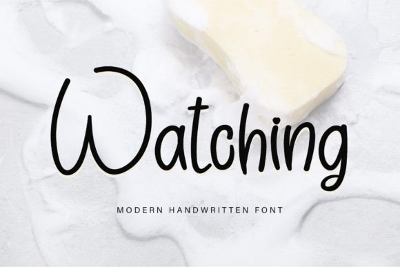 Watching Font Poster 1