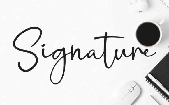 Watercolor Font Poster 2