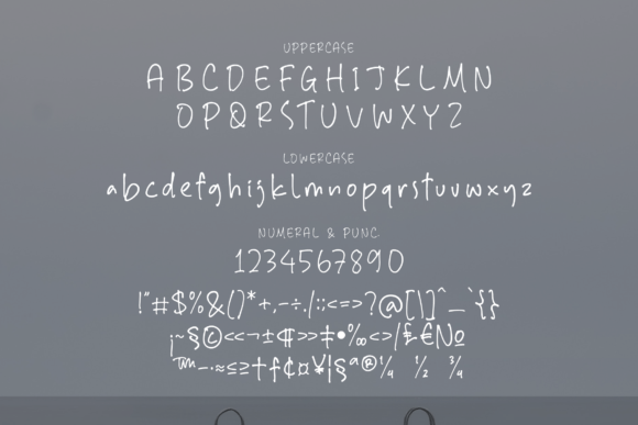 Watermark Font Poster 13