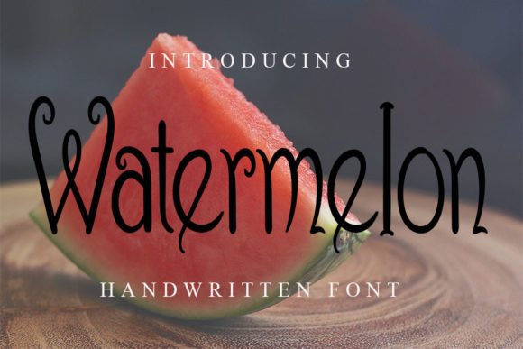 Watermelon Font Poster 1