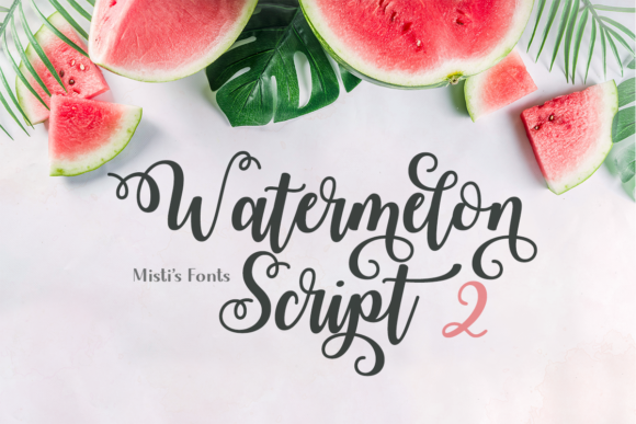 Watermelon Font Poster 1