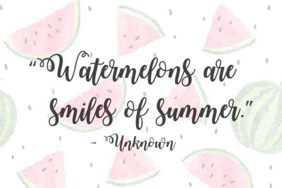 Watermelon Font Poster 2