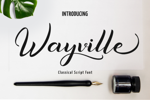 Wayville Font Poster 1