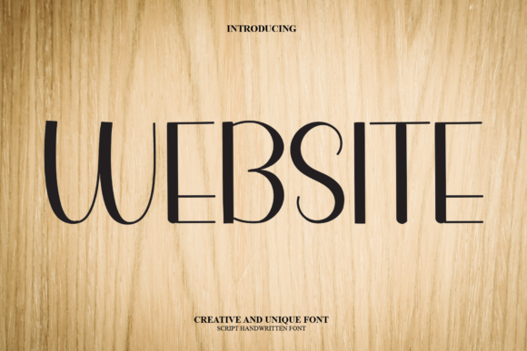 Website Font Poster 1
