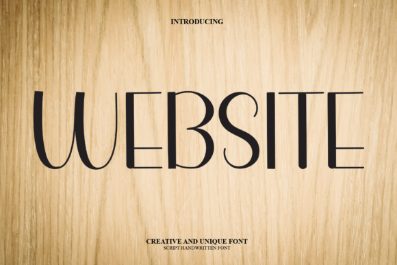 Website Font