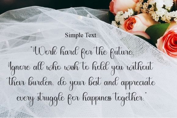 Wedding Font Poster 4