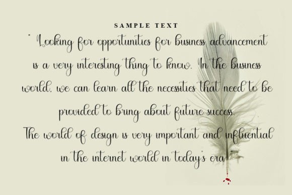 Wedding Font Poster 6