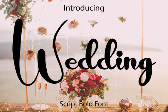 Wedding Font Poster 1