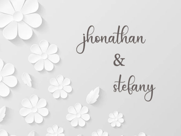Wedding Font Poster 2