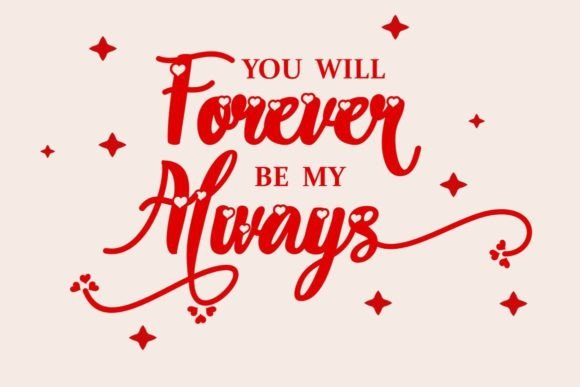 Wedding Bouquet Font Poster 5