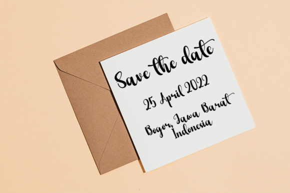 Wedding Ceremony Font Poster 2