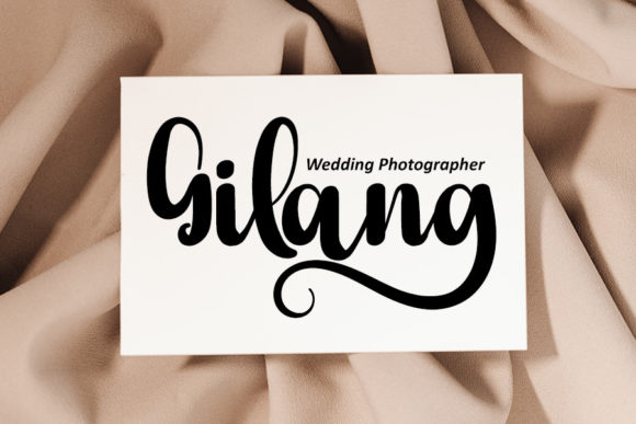 Wedding Ceremony Font Poster 3