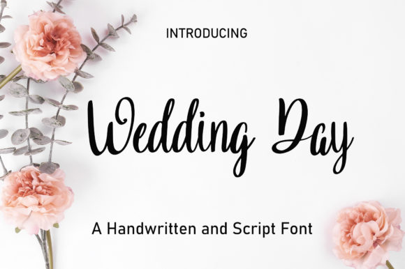 Wedding Day Font Poster 1