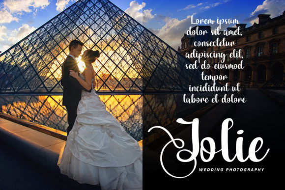 Wedding Flowers Font Poster 7