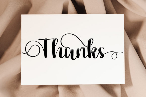 Wedding Flowers Font Poster 8