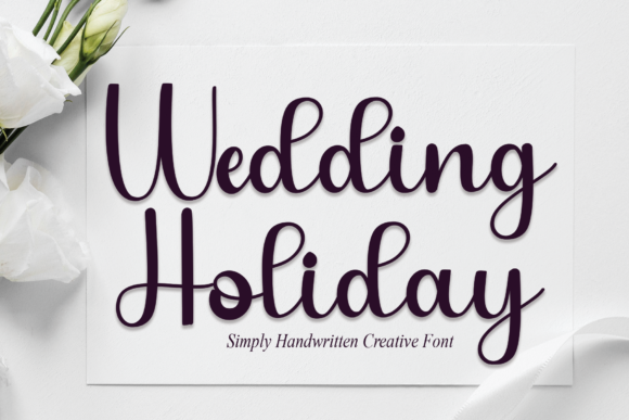 Wedding Holiday Font