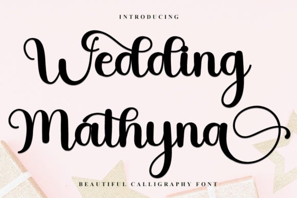 Wedding Mathyna Font Poster 1