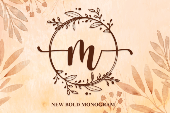 Wedding Monogram Font