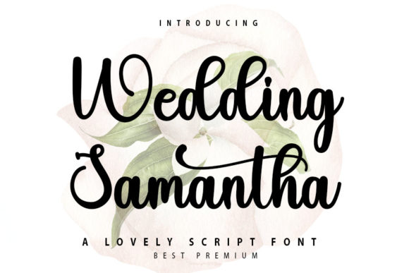 Wedding Samantha Font