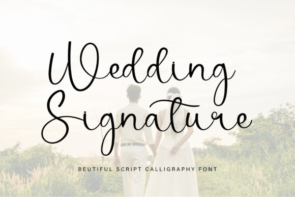 Wedding Signature Font