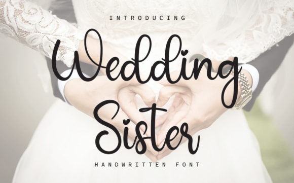 Wedding Sister Font Poster 1