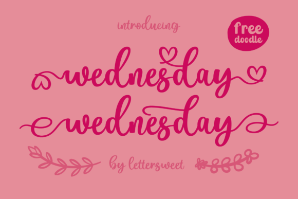 Wednesday Font Poster 1