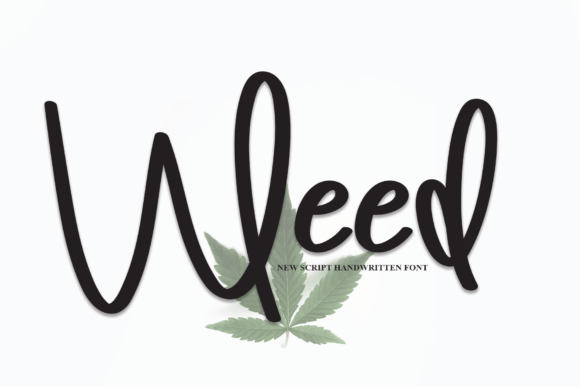 Weed Font Weed Font Poster 1