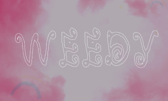 Weedy Font Poster 1