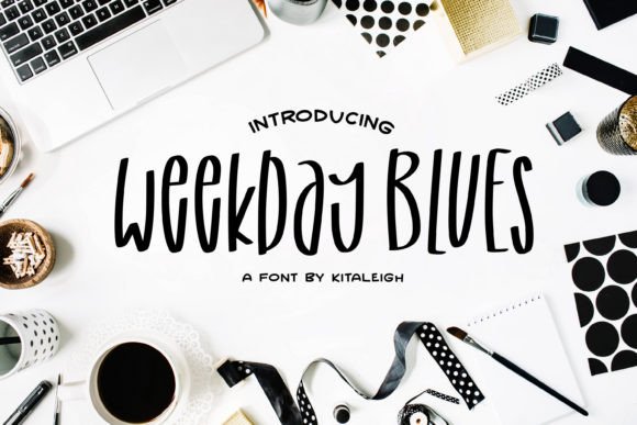 Weekday Blues Font Poster 1