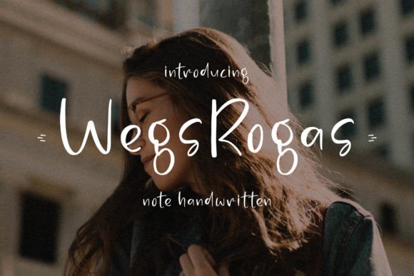 Wegsrogas Font Poster 1