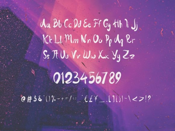 Weird Bubble Font Poster 4