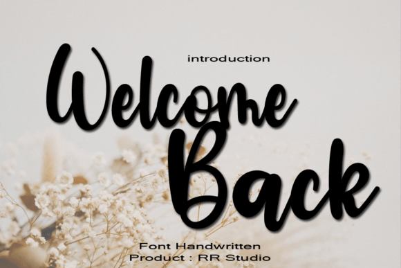 Welcome Back Font Poster 1