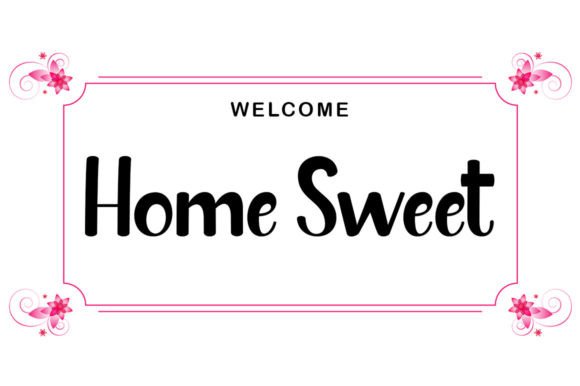 Welcome Farmhouse Font Poster 2
