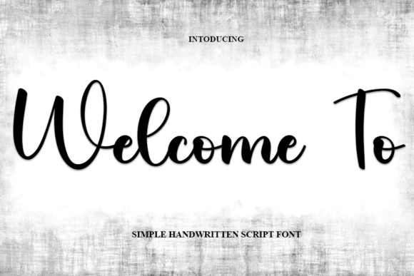 Welcome to Font Poster 1