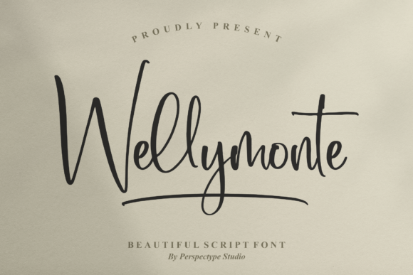 Wellymonte Font Poster 1